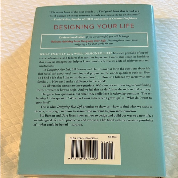 Designing Your Life book by Bill Burnett & Dave Evans - Picture 4 of 4
